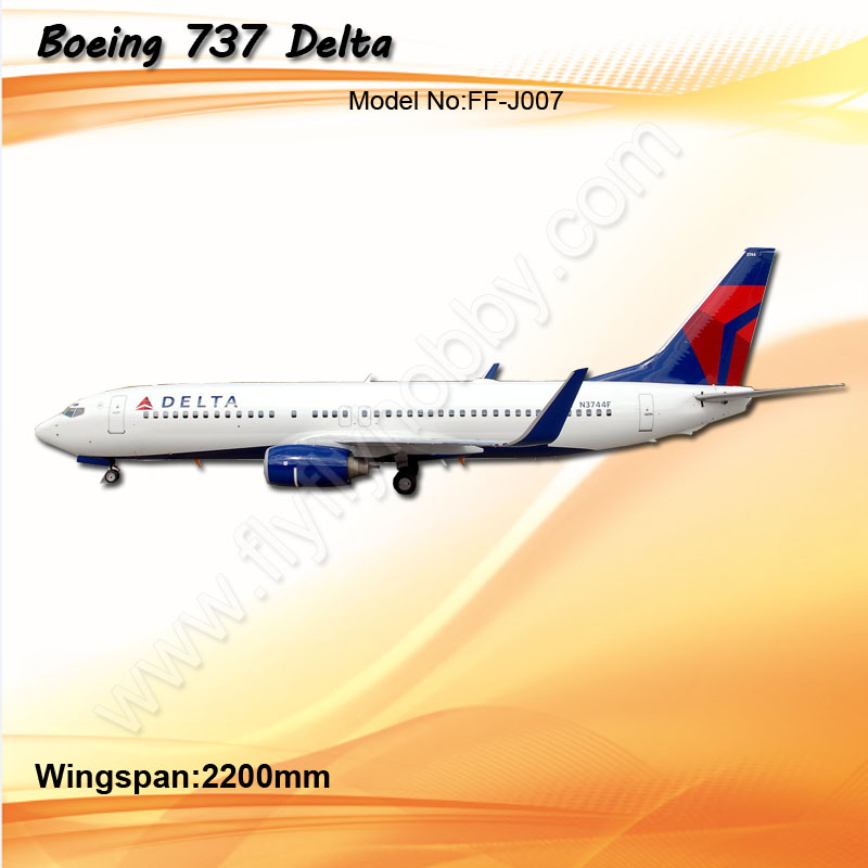 Boeing 737 Delta Retract gear rubber wheels+brake